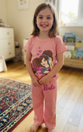 2 PC set for toddlers Pink Barbie
