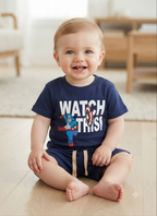2 PC set for Kids Blue Avengers