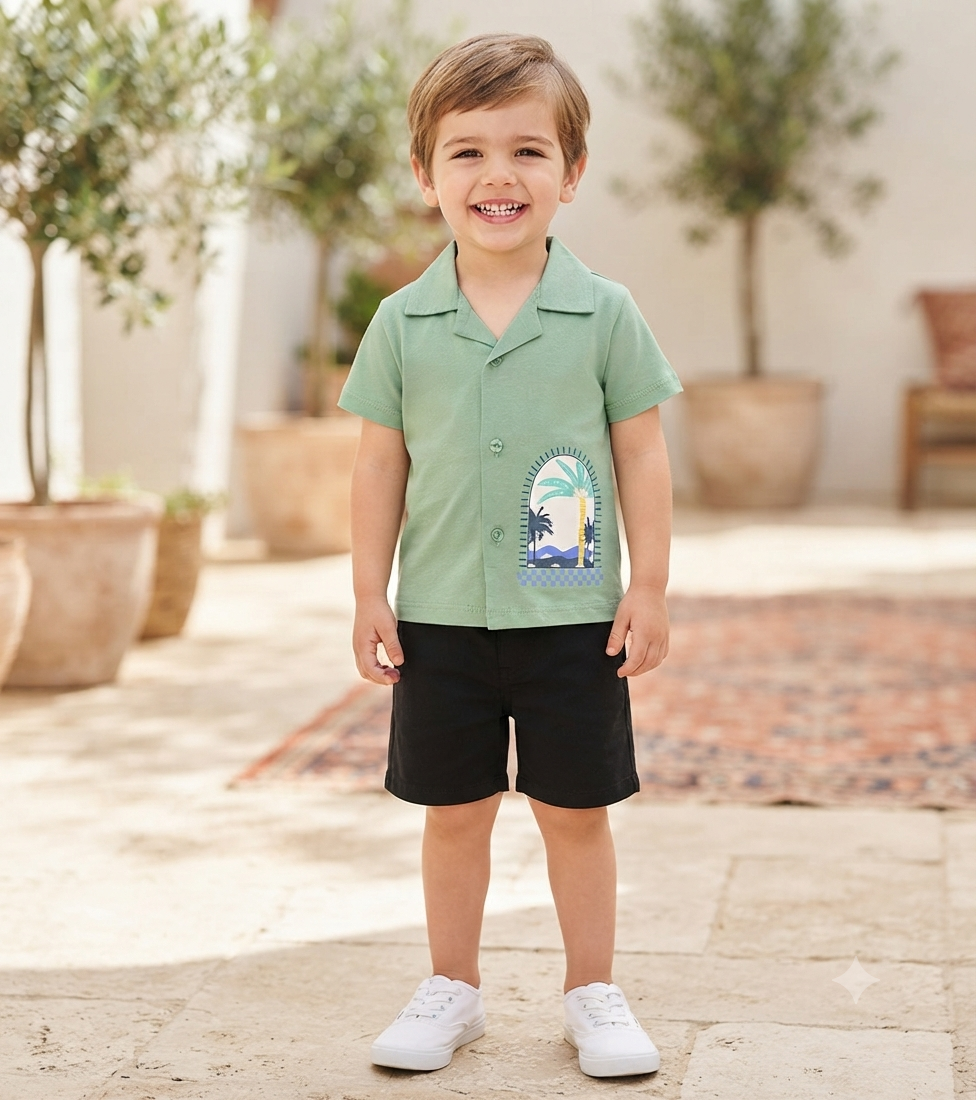 Safari Collor Style/Revere Polo shirt