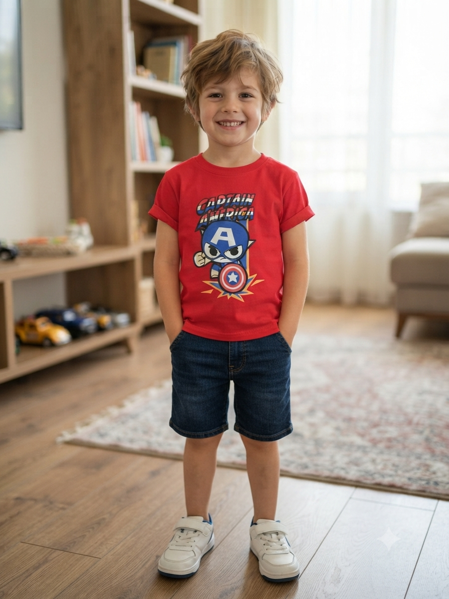 Minni Branded T-Shirt Red
