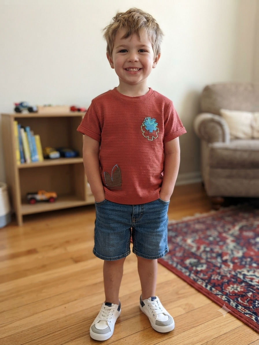 Stylish Puffy Printed T-shirt