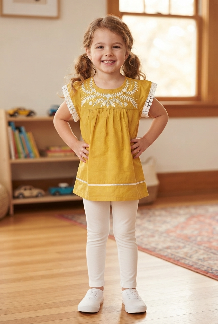 Hopscotch Branded Kurti for Girls