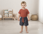 Cotton Denim style shorts.