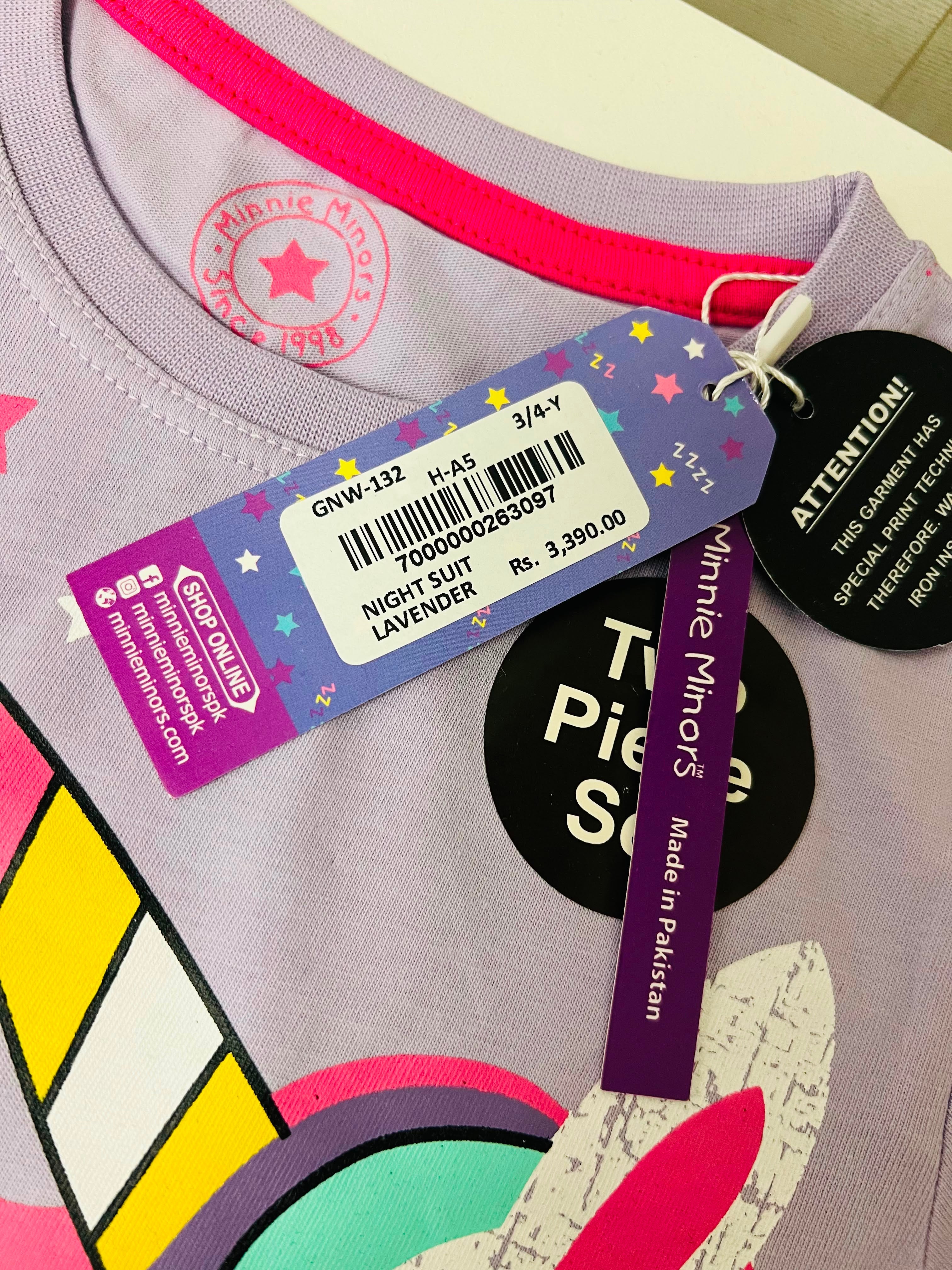 Minnie Minors PJ's set
