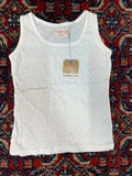 White Leisure Club Original Inner Wear Tang Top or sleeveless shirt