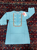 Hopscotch Cotton Embroidered Kurti