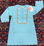 Hopscotch Cotton Embroidered Kurti