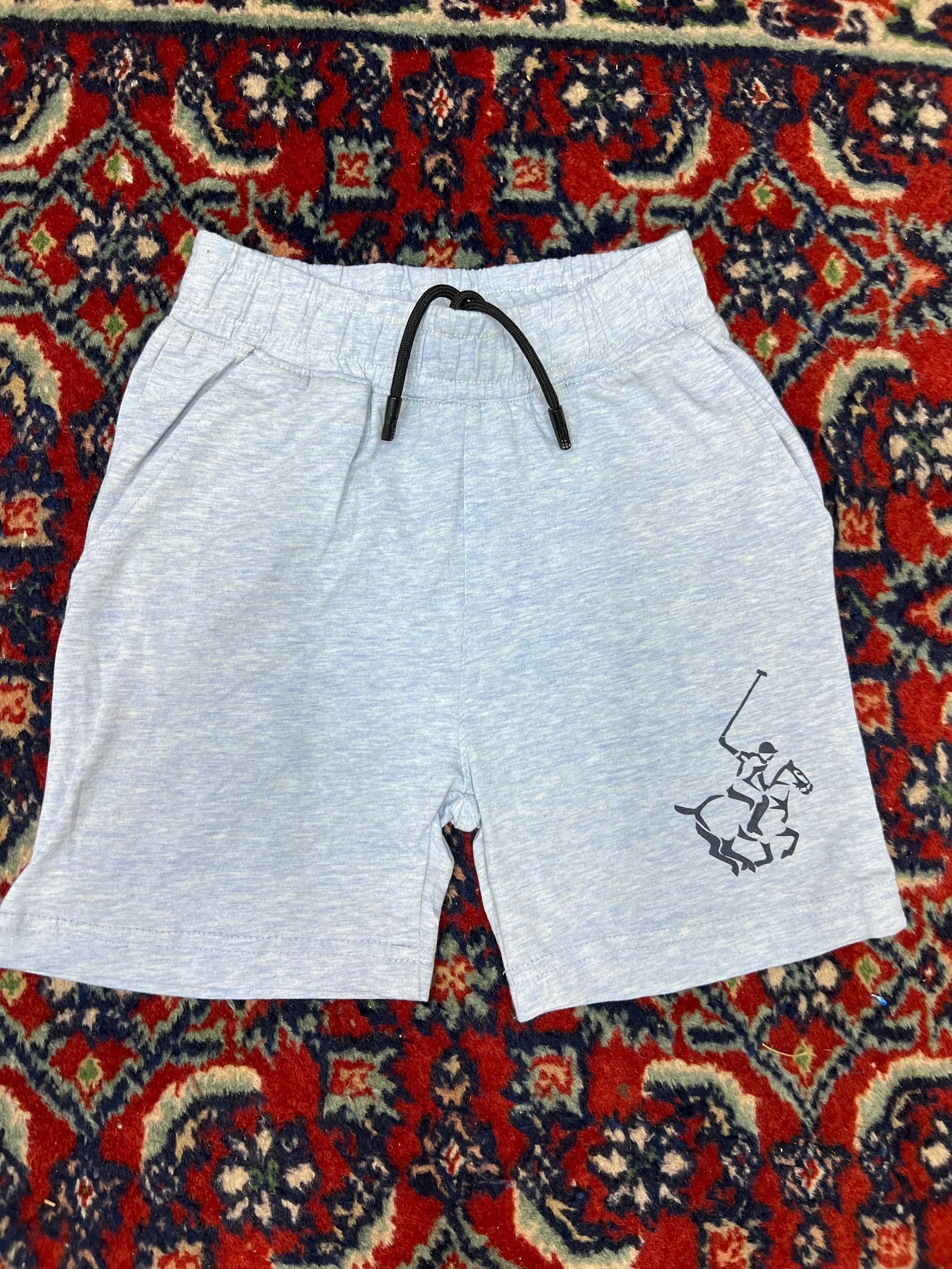Soft Shorts with Polo Club Logo Printed
