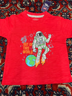 Red T-shirt Best Quality Fabric textured type