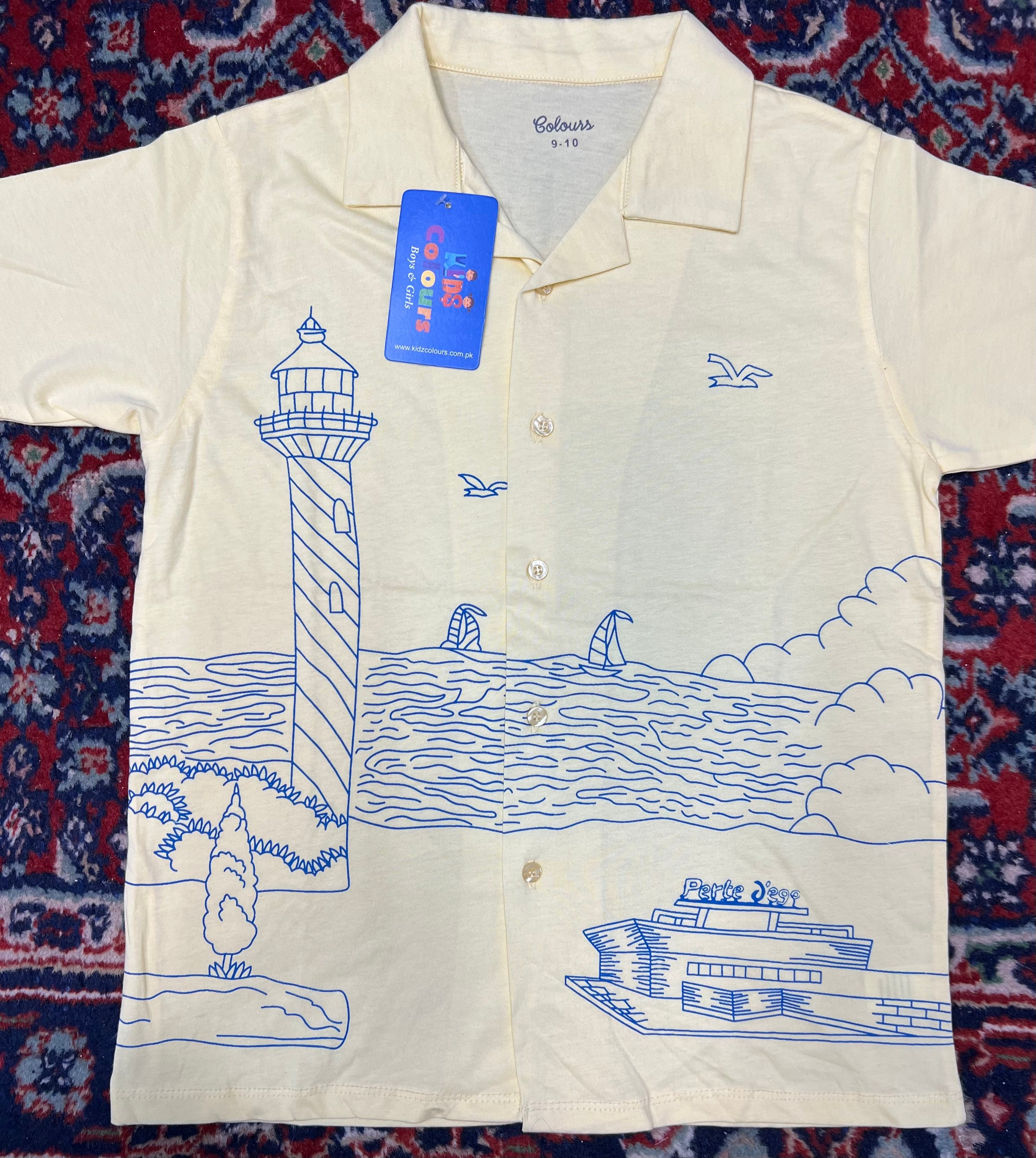 Safari Collor Style/Revere Polo shirt