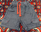 Cotton Denim style shorts.