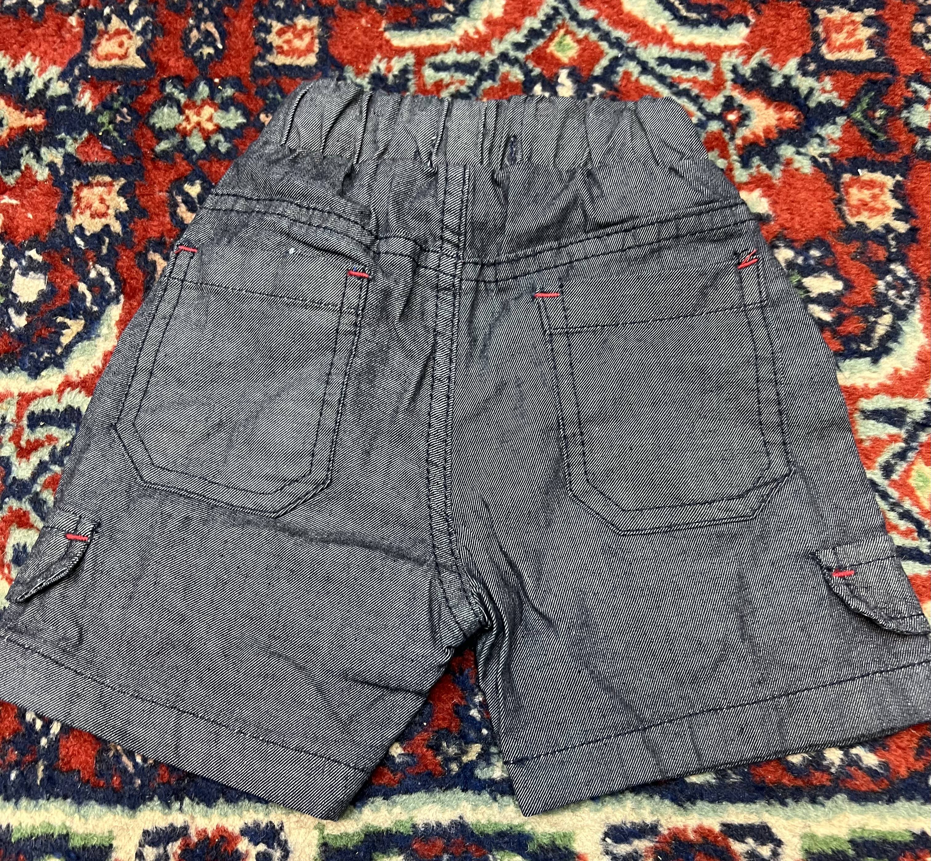 Cotton Denim style shorts.
