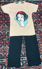 2 PC set for Girls Peach Snow White